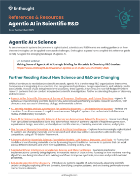 Agentic AI x Science Resources